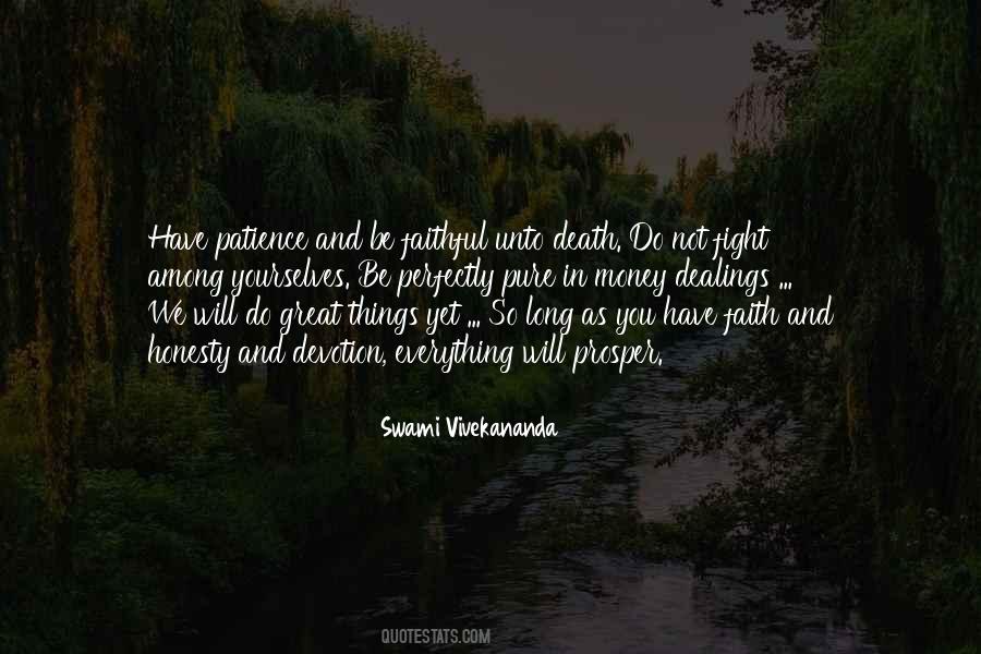 Faithful Honesty Quotes #835422