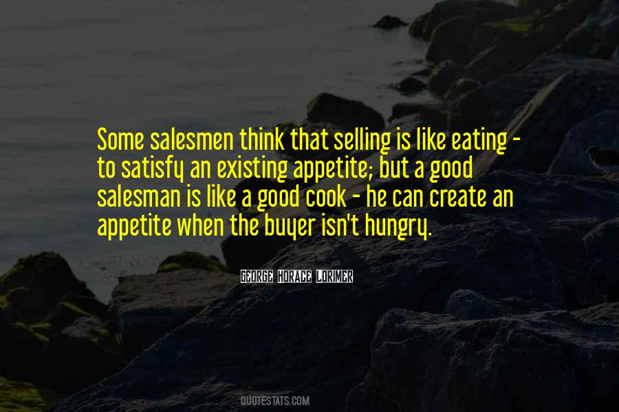 Quotes About Good Salesman #1079773