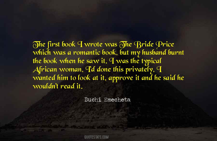 The Bride Price Quotes #1034558