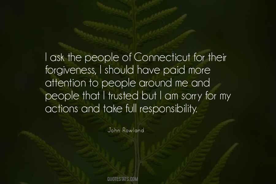 Take Responsibility For Actions Quotes #501221