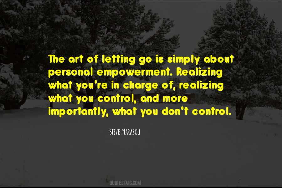 Art Of Letting Go Quotes #1047425