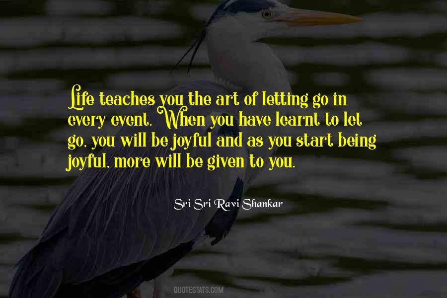 Art Of Letting Go Quotes #1087913