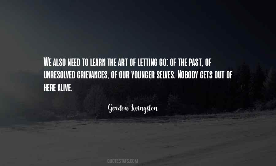 Art Of Letting Go Quotes #428608