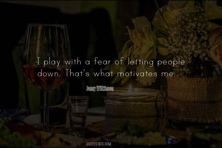 Letting Myself Down Quotes #54062