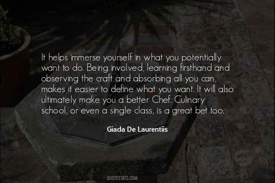 Being A Chef Quotes #534843