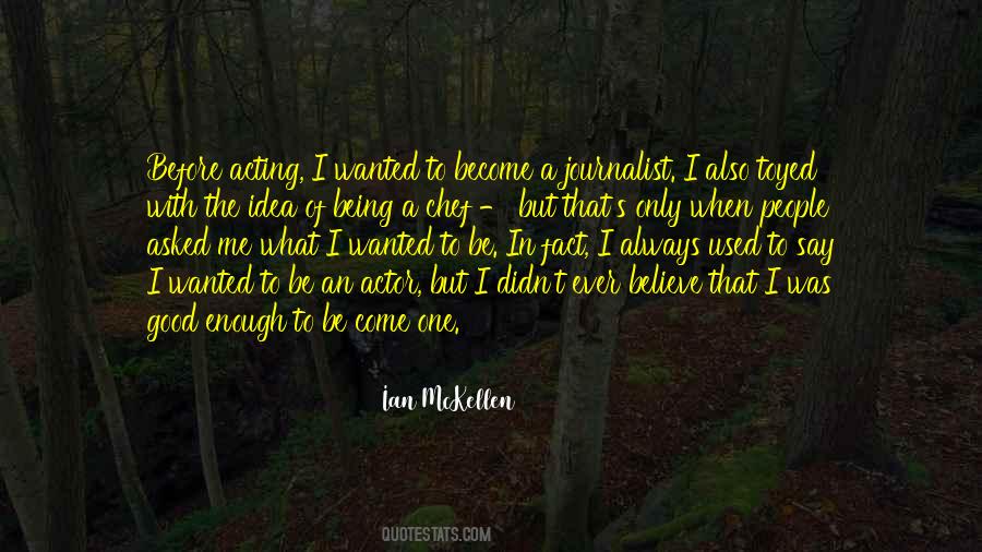 Being A Chef Quotes #821830
