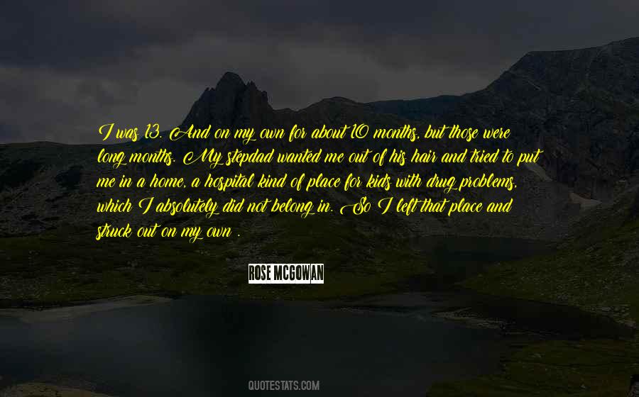 My Own Problems Quotes #418621