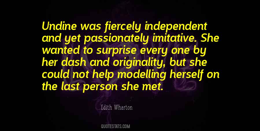 She Was Herself Quotes #606402