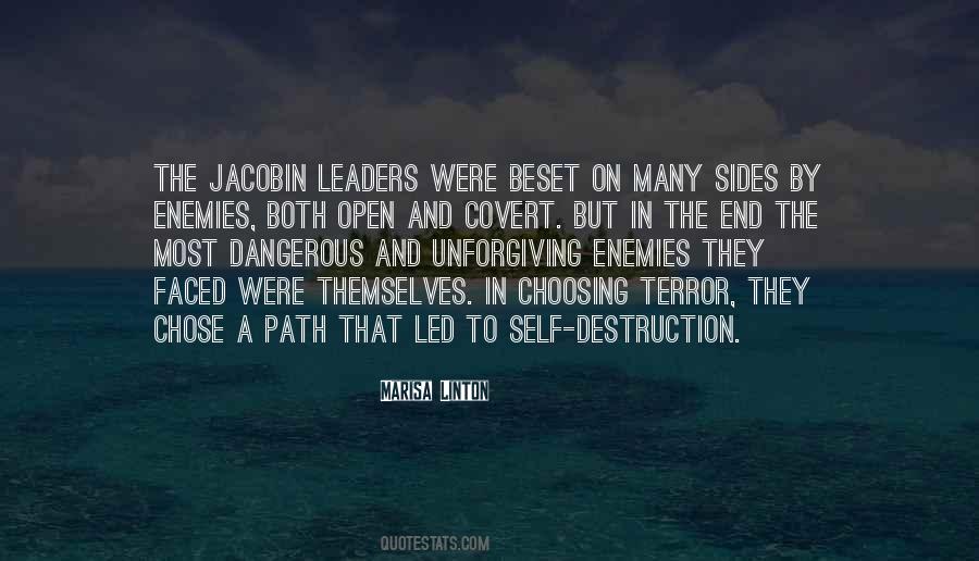 Path Of Self Destruction Quotes #1122896