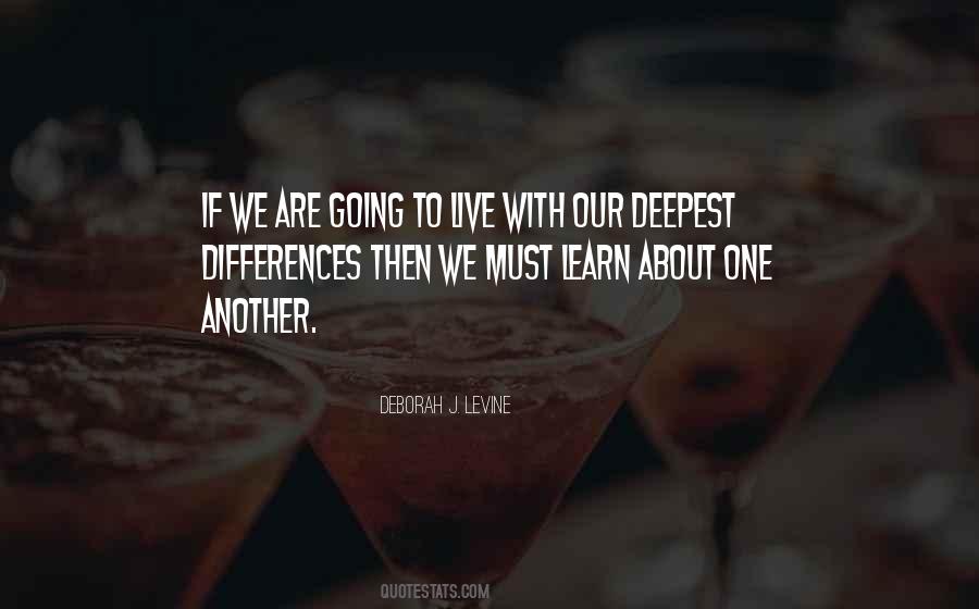 We Must Learn To Live Quotes #596316