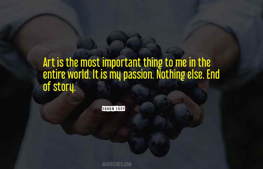 Nothing Important Quotes #1074409