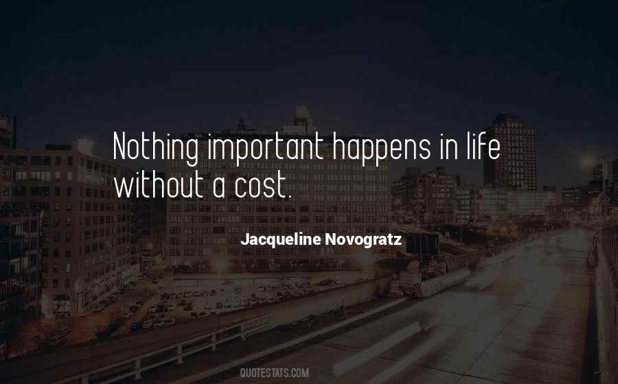 Nothing Important Quotes #1317566