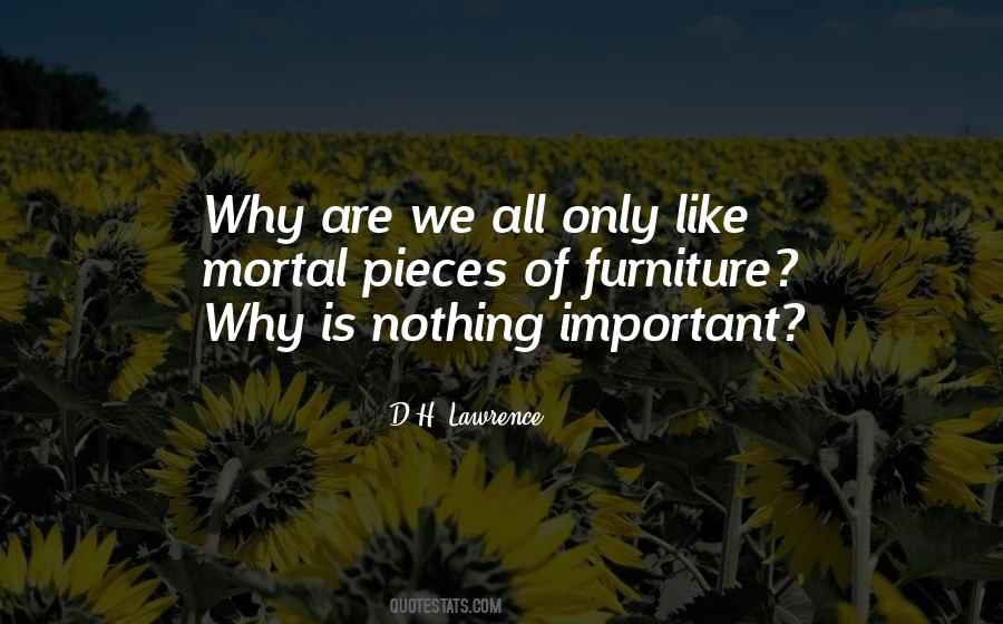 Nothing Important Quotes #358354
