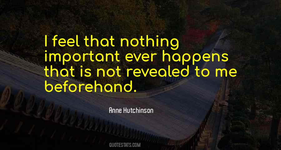 Nothing Important Quotes #806145