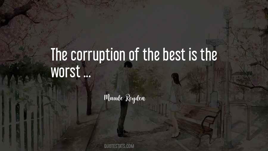 Best Corruption Quotes #1689280