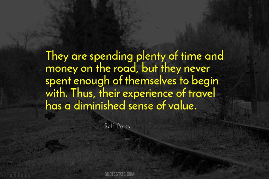 The Value Of Travel Quotes #1498185