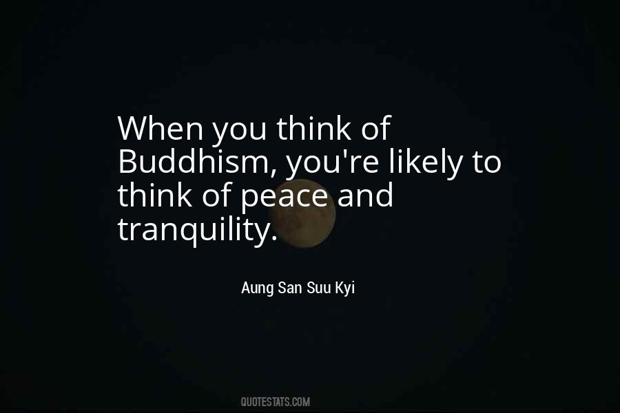 Buddhism Peace Quotes #839018