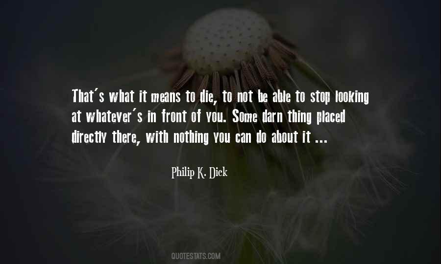 Stop Death Quotes #400977