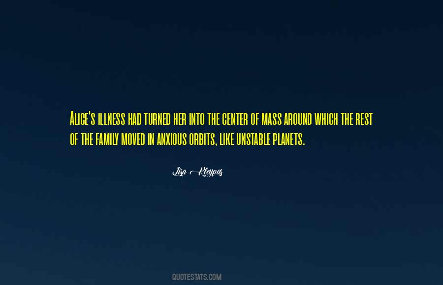 Family Illness Quotes #1562017