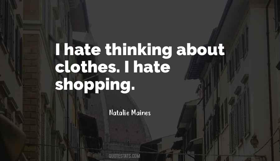 Shopping Clothes Quotes #837978
