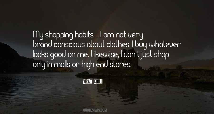 Shopping Clothes Quotes #859188