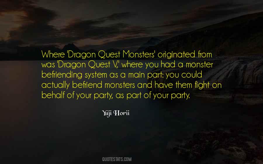Fight Monsters Quotes #223604