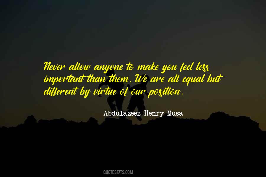 We Different Quotes #125632