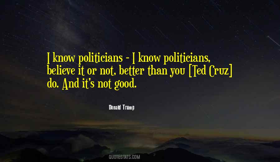 Quotes About Good Politicians #893757