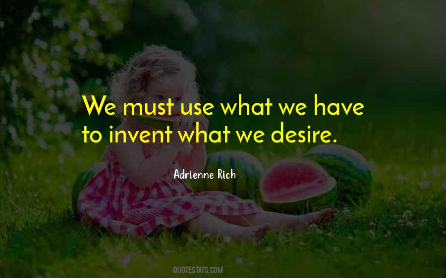 What We Desire Quotes #1620127