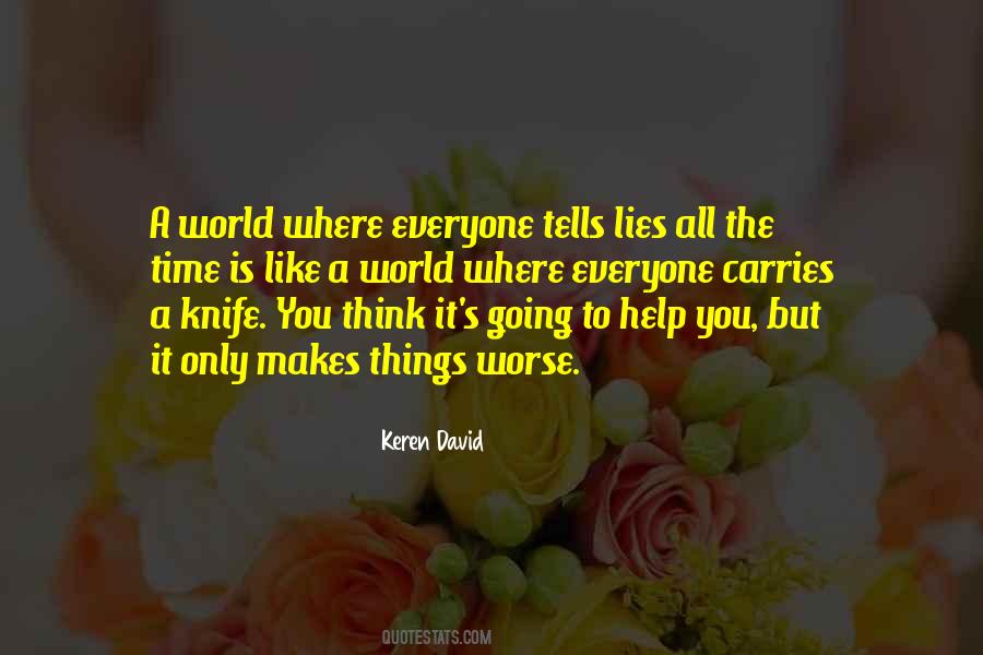 Like A Knife Quotes #174036