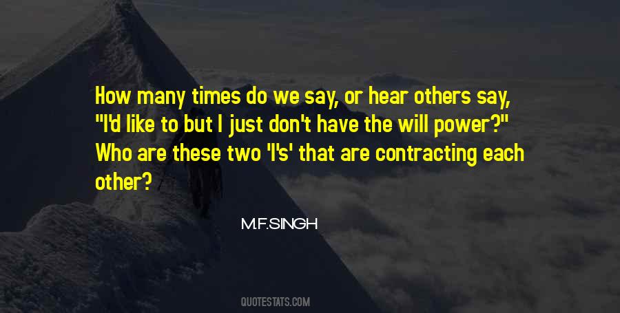The Will Power Quotes #828018