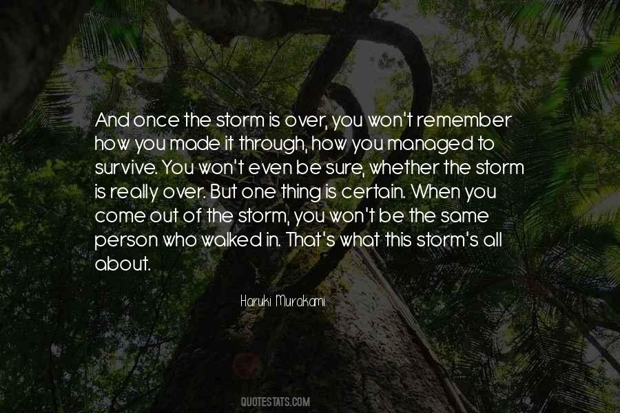 Be The Storm Quotes #1416871