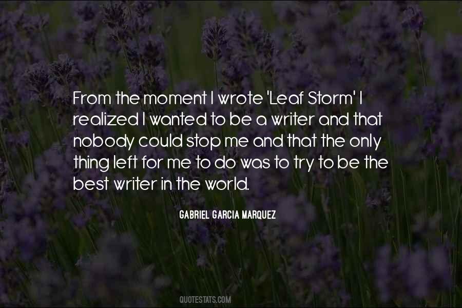 Be The Storm Quotes #881139