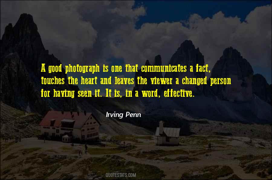 Quotes About Good Photography #1635180