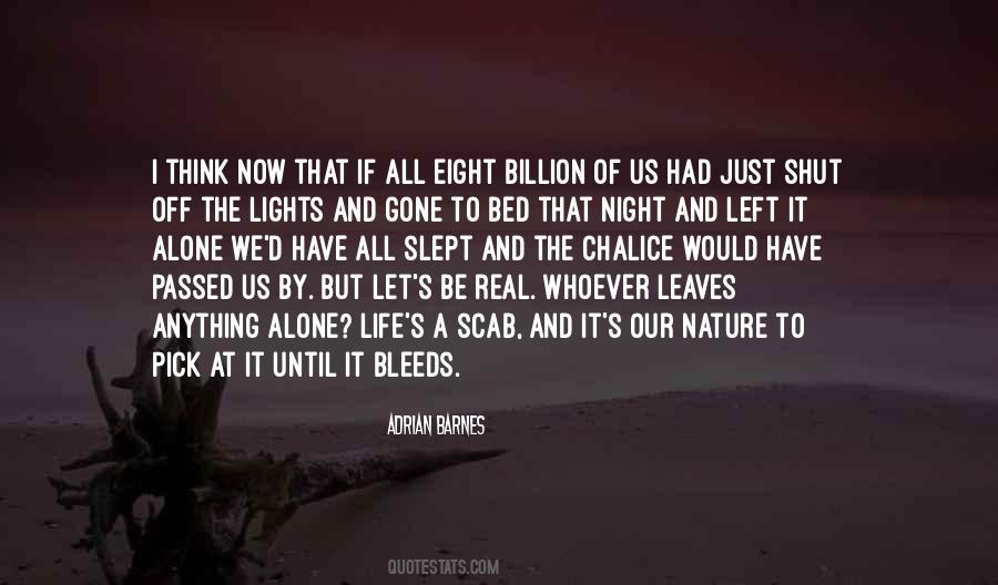 Alone At Night Quotes #1453833