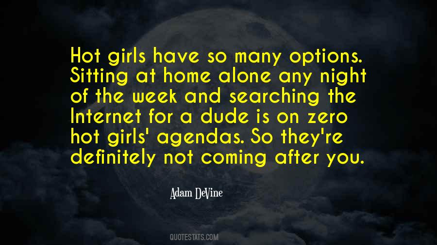 Alone At Night Quotes #188680