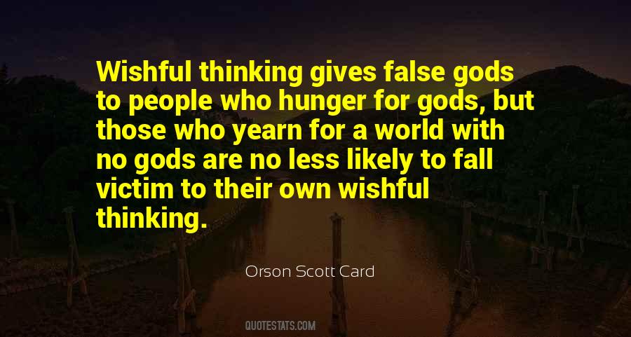 No Hunger Quotes #421486