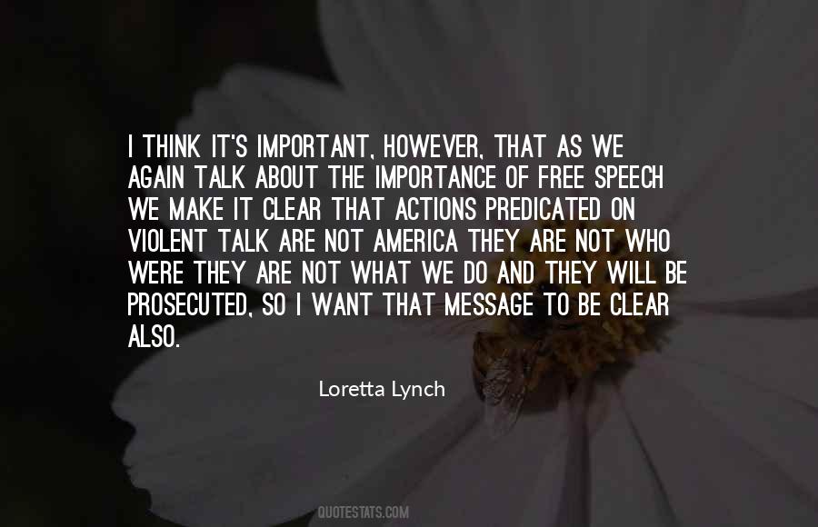 Quotes About The Importance Of Free Speech #595459