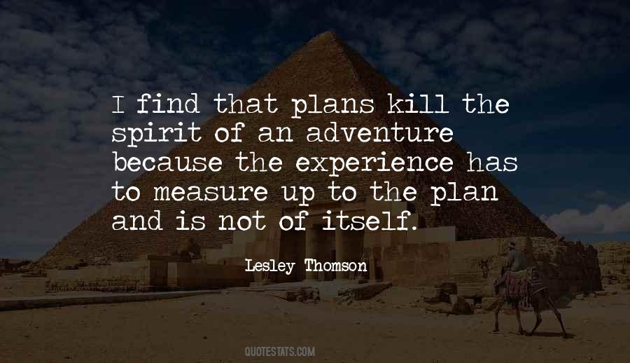 Adventure Experience Quotes #1479427