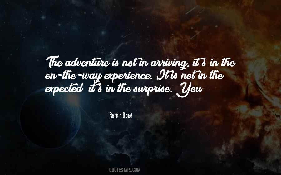Adventure Experience Quotes #1746777