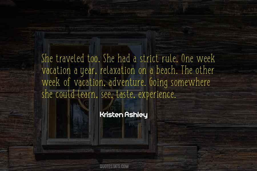 Adventure Experience Quotes #207864