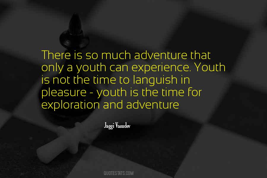 Adventure Experience Quotes #706322