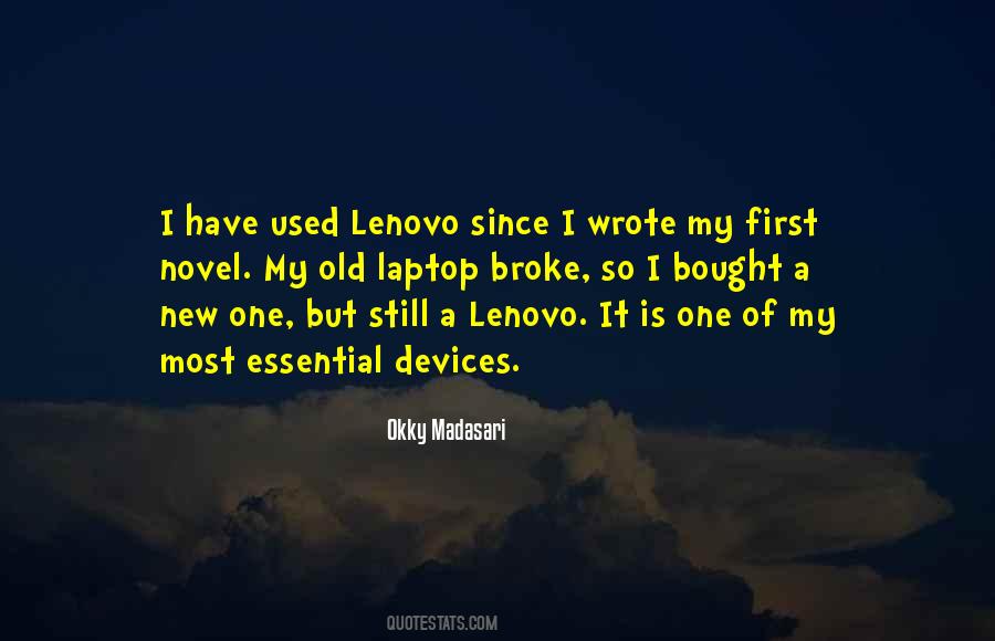 Old Novel Quotes #1597106