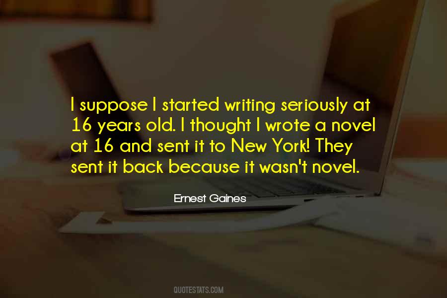 Old Novel Quotes #458954