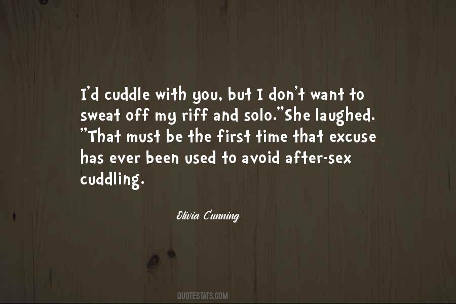 Cuddle You Quotes #1488678