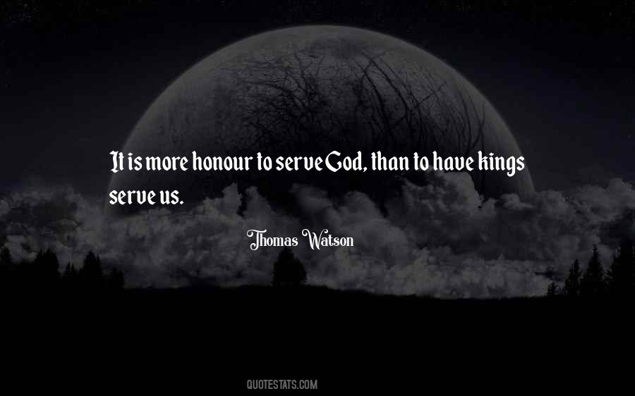 Honour God Quotes #1076404