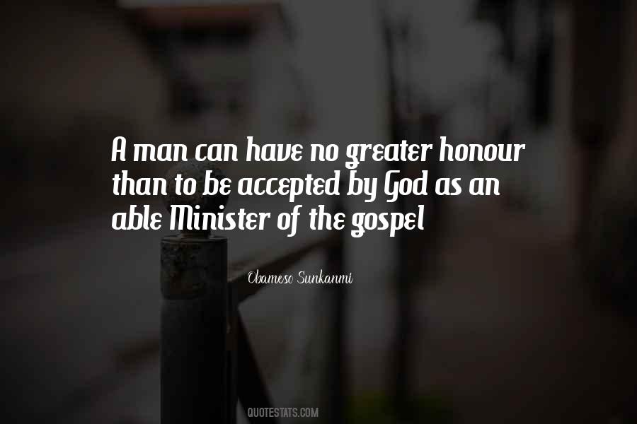 Honour God Quotes #1776248