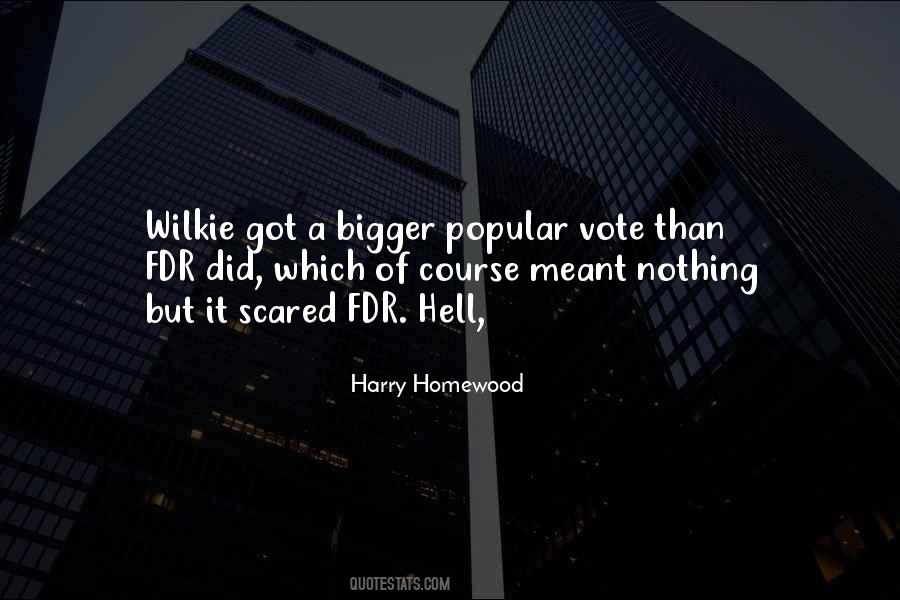 Quotes About The Popular Vote #398311
