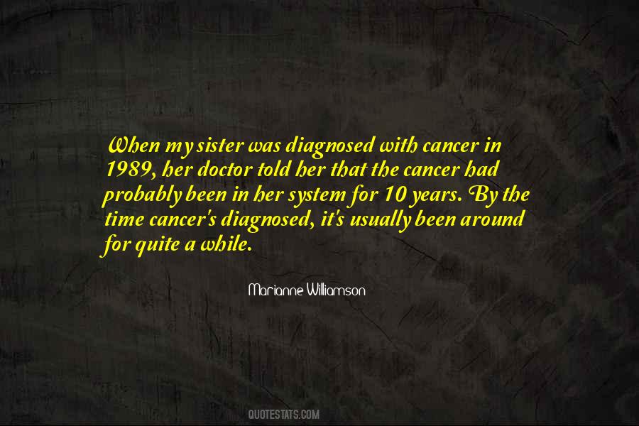 Quotes About The Cancer #1663013