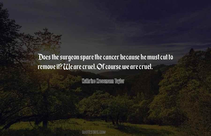 Quotes About The Cancer #236026